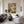 Pastel Botanical Layers in Aqua and Ochre Wall Art styled interior scene 2 | OILDECO