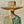 Wide-Brim Hat and Green Stripes Portrait Wall Art artwork view | OILDECO