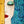 Turquoise Curls and Golden Tears Portrait Wall Art artwork view | OILDECO