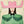 Pink Cowboy Hat and Green Fringe Portrait Wall Art artwork view | OILDECO