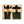 Black Hat Duet in Olive Stripes Wall Art | OILDECO