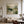 Forest Green Gestures on Ivory Abstract Wall Art styled interior scene 4 | OILDECO