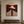 Ivory Hat and Burgundy Stripes Portrait Wall Art styled interior scene 1 | OILDECO