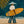 Golden Surfboard at the Teal Shore Wall Art artwork view | OILDECO