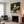 Golden Surfboard at the Teal Shore Wall Art styled interior scene 4 | OILDECO