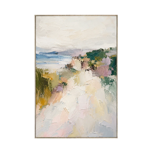 Cliffside Path Coastal Wall Art | Oildeco