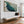 Sculpted Teal Currents and Sage Waves Wall Art styled interior scene 4 | OILDECO
