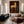 Tall Cream Horse and Blue-Clad Figure Wall Art styled interior scene 1 | OILDECO