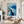 Winding Blue Surf Along a Silver-Gray Shore Wall Art styled interior scene 5 | OILDECO