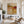 Ochre and Burgundy Layers Through a Cream Field Wall Art styled interior scene 5 | OILDECO