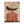 Wide Brown Hat Above Red and Cream Stripes Wall Art | OILDECO