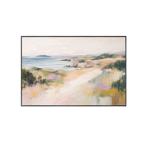 Soft Shore Coastal Wall Art | Oildeco
