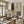 Charcoal Panels and Raised Dots on Ivory Wall Art styled interior scene 2 | OILDECO