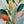 Original artwork view of Painted Leaves Botanical Wall Art | Oildeco