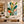 Painted Leaves Botanical Wall Art shown in a quiet home office | Oildeco