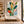 Painted Leaves Botanical Wall Art styled with minimal interior decor | Oildeco