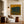 Two Angular Blue Figures on Golden Ochre Wall Art styled interior scene 1 | OILDECO