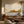 Ivory Flowing Ridges Above Golden Peaks Wall Art styled interior scene 2 | OILDECO