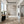Chalk White Layers over Taupe Abstract Wall Art styled interior scene 3 | OILDECO