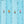 Four Beachgoers across Turquoise Stripes Wall Art artwork view | OILDECO