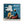 White City Dreamer and Seated Figure on Teal Wall Art | OILDECO
