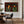 Green Striped Western Pair on Rust Brown Wall Art styled interior scene 3 | OILDECO