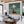 Travelers beneath a White Balloon and Cloud Wall Art styled interior scene 4 | OILDECO
