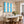 Six Surfers across Blue and Cream Stripes Wall Art styled interior scene 4 | OILDECO