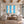 Six Surfers across Blue and Cream Stripes Wall Art styled interior scene 5 | OILDECO