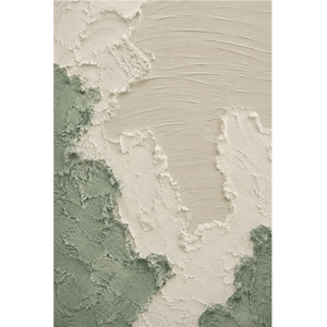 Original artwork view of Sage Relief Textured Wall Art | Oildeco