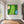 Tiny Golfers on a Lime Fairway beside Blue Water Wall Art styled interior scene 4 | OILDECO