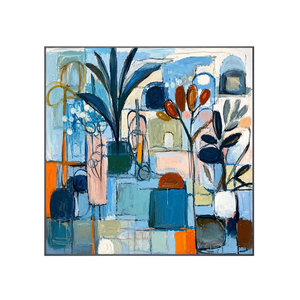 Blue Atelier Floral Wall Art | Oildeco