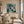 Blue Atelier Floral Wall Art displayed above a sofa in a neutral interior | Oildeco