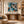 Blue Atelier Floral Wall Art displayed in a collected studio setting | Oildeco