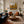 Golden Skyline above Gray and Ivory Layers Wall Art styled interior scene 1 | OILDECO
