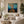 Underwater Swimmer beneath Golden Ripples Wall Art styled interior scene 3 | OILDECO