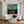 Underwater Swimmer beneath Golden Ripples Wall Art styled interior scene 5 | OILDECO