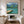Swimmers by a Jetty on a Mountain Lake Wall Art styled interior scene 4 | OILDECO