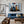 Bench Companions with Red and Blue Balloons Wall Art styled interior scene 1 | OILDECO