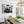 Bench Companions with Red and Blue Balloons Wall Art styled interior scene 3 | OILDECO