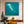 Golden Dive into Turquoise Water Wall Art styled interior scene 4 | OILDECO