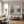 Quiet River Passage in Ivory and Charcoal Wall Art styled interior scene 4 | OILDECO