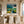Turquoise Cliffs Coastal Wall Art displayed above a sofa in a neutral interior | Oildeco
