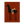 Cream Rider and Black Horse on Rust Red Wall Art | OILDECO
