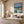 Blue Fields Landscape Wall Art shown in a calm bedroom setting | Oildeco