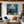 Upward Gaze beneath Blue Water Wall Art styled interior scene 3 | OILDECO