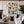 Soft Blue and Ochre Patchwork Grid Wall Art styled interior scene 5 | OILDECO