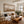 Layered Sand and Ivory Tides Wall Art styled interior scene 3 | OILDECO