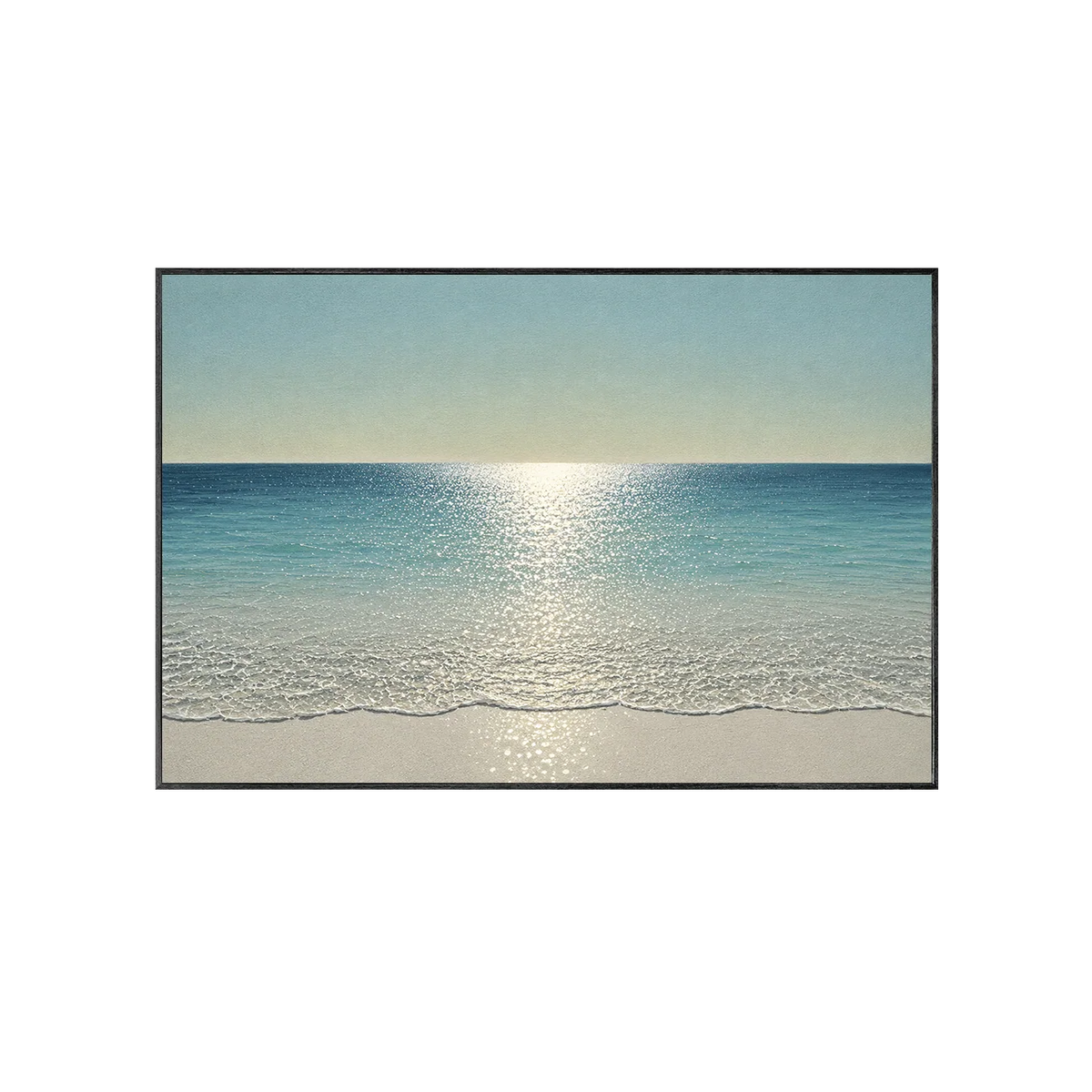 Crystal Tide Coastal Wall Art