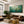 Emerald Mosaic with a Pale Green Glow Wall Art styled interior scene 4 | OILDECO